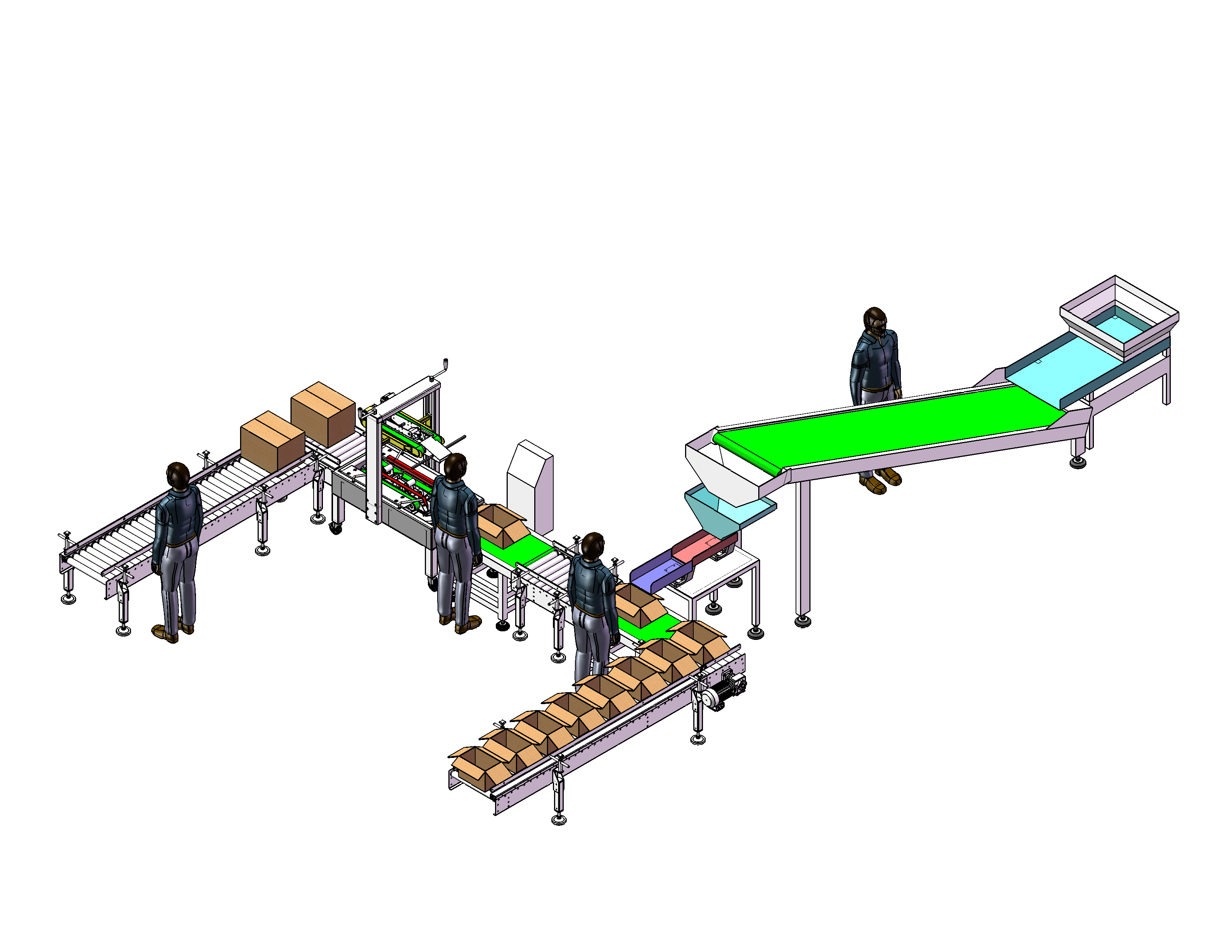 Non-standard custom production line